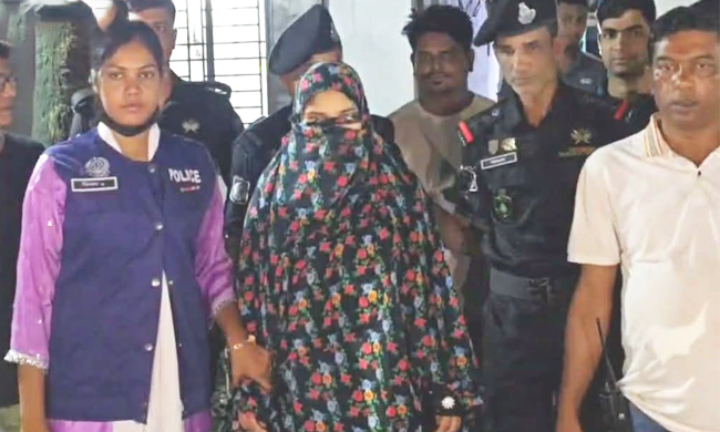 নরসিংদীতে ২ মাসের শিশুর পা মুচড়ে দেয়ার ঘটনায় অভিযুক্ত চাচি গ্রেপ্তার