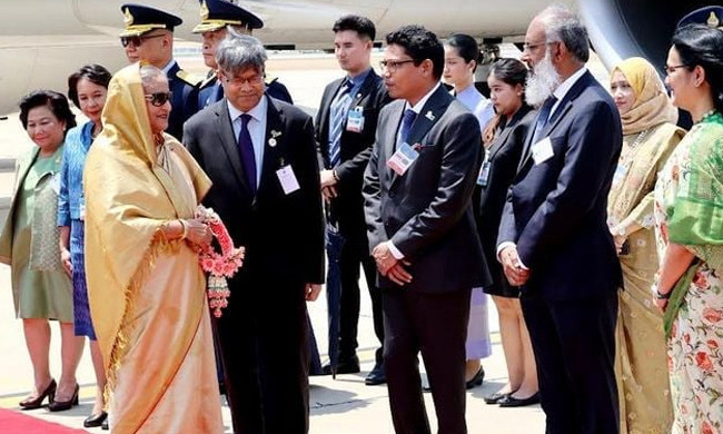 থাইল্যান্ড পৌঁছেছেন প্রধানমন্ত্রী