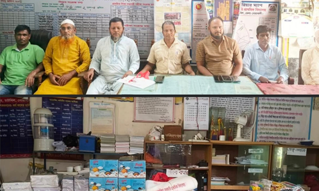 চাটখিলে শোশালিয়া সরকারি প্রাথমিক বিদ্যালয়ে নবনির্বাচিত সভাপতির সৌজন্য সাক্ষাৎ