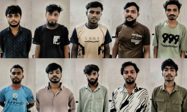 চাটখিলে ৩১ পিস ইয়াবা ও গাঁজাসহ ১০ মাদক কারবারি-সেবনকারী গ্রেপ্তার