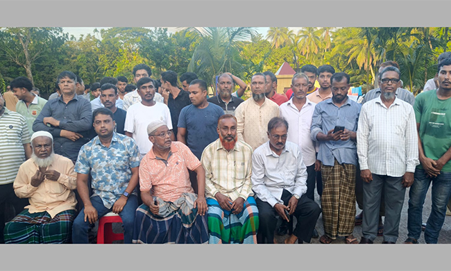 চাটখিলে মাসুদ আলমের বিরুদ্ধে অপপ্রচারের প্রতিবাদে এলাকাবাসীর সংবাদ সম্মেলন