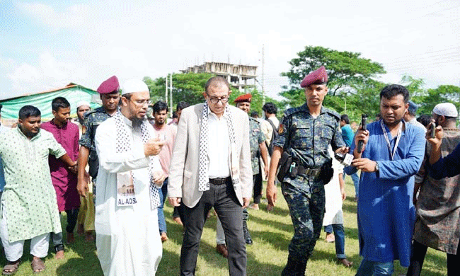 বন্যার্তদের জন্য গভীর সমবেদনা প্রকাশ ফিলিস্তিনি রাষ্ট্রদূতের